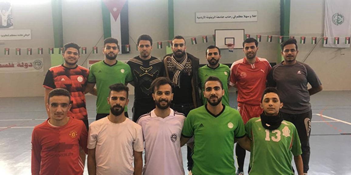 استعدادات منتخب الزيتونة الاردنية في خماسي كرة القدم