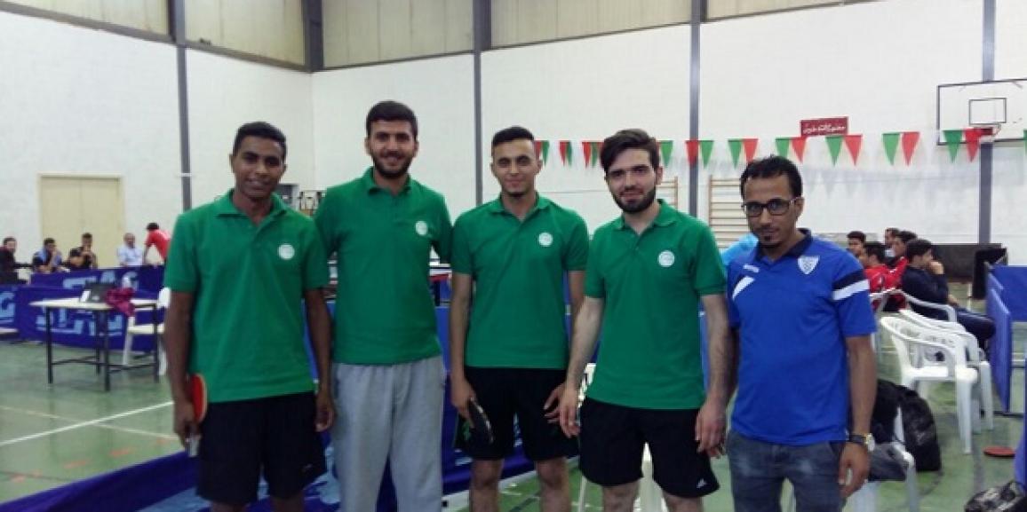 جامعة الزيتونة الأردنية تشارك في بطولة كرة الطاولة