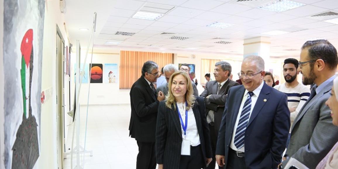افتتاح معرض” يوم الكرامة” في جامعة الزيتونة الأردنية