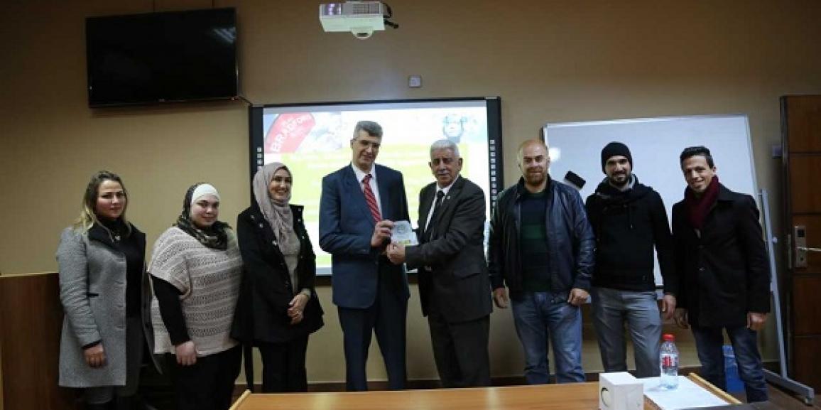 Lecture on the latest applications of artificial intelligence in Al-Zaytoonah University in Jordan