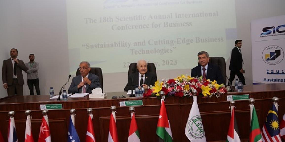 دولة الدكتور عبدالله النسور يفتتح مؤتمر الاستدامة وتكنولوجيا الاعمال الفائقة في جامعة الزيتونة الاردنية