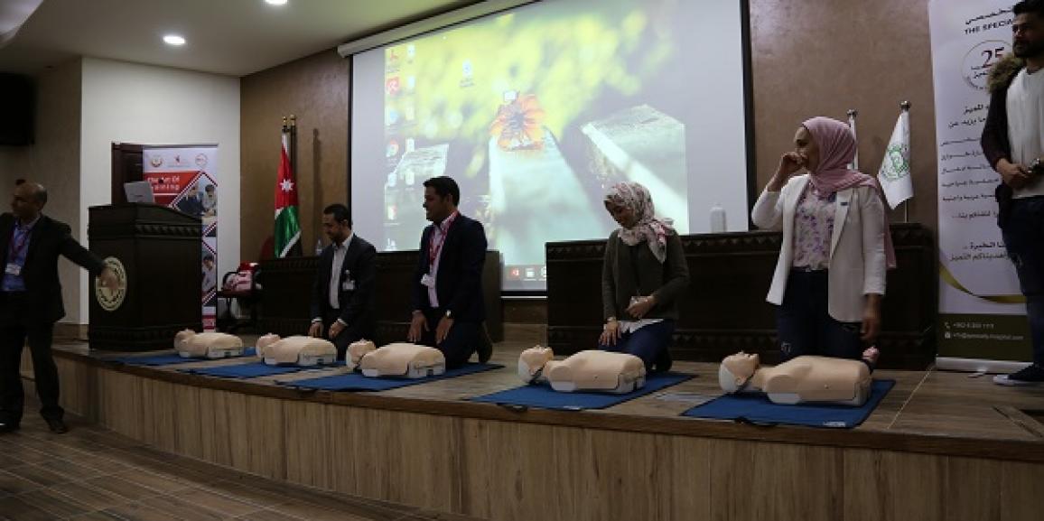 تمريض الزيتونة الأردنية تنظم ورشة “أستطيع أن انقذ حياة”