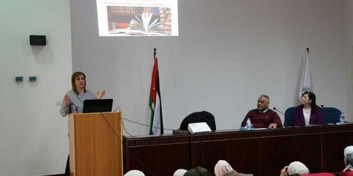 A lecture to Introduce Fulbright Scholarship Program in Al-Zaytoonah University of Jordan